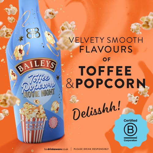 Baileys Toffee Popcorn 70cl