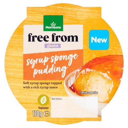 Morrisons Free From Gluten Syrup Sponge Pudding