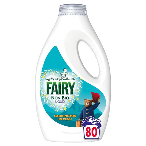 Fairy Non-Bio For Sensitive Skin Washing Liquid 80 Washes 