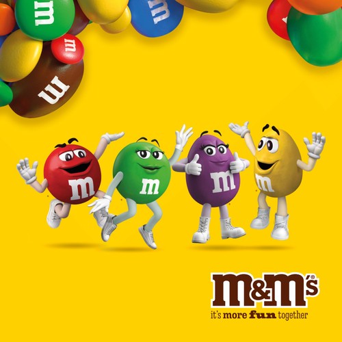 M&Ms Christmas Peanuts 112g