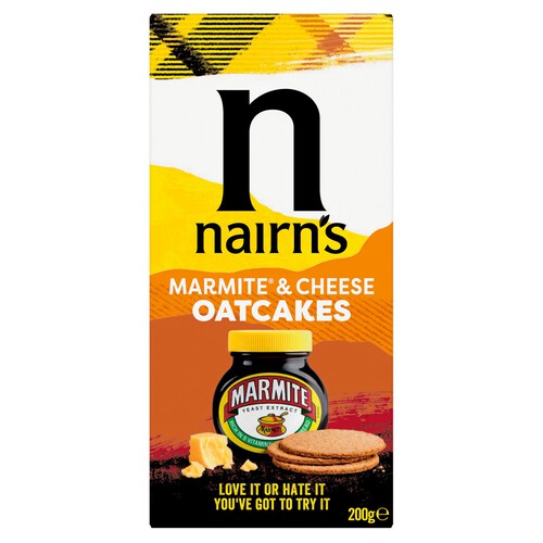 Nairn's Marmite & Cheese Oatcakes