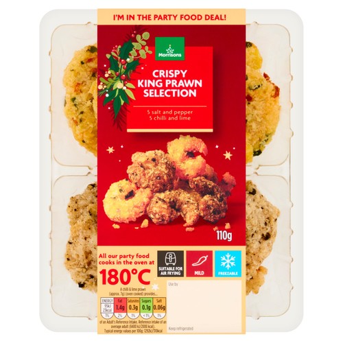 Morrisons Crispy King Prawn Selection 110g