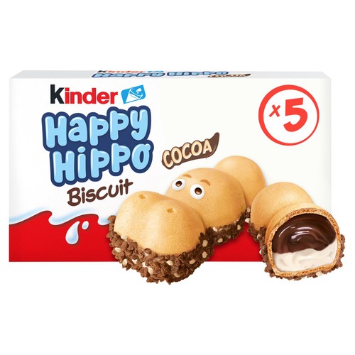 Kinder Happy Hippo Cocoa Cream Biscuits
