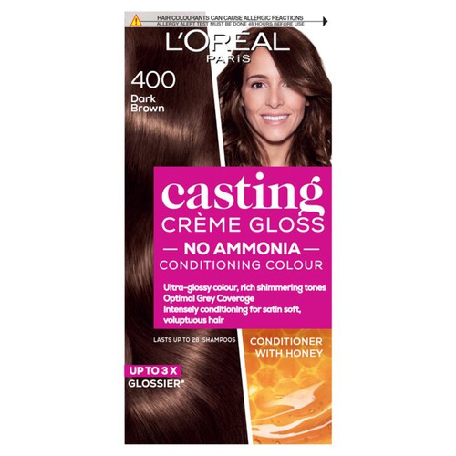 L'Oreal Paris Casting Creme Gloss Dark Brown 400 Semi-Permanent Hair Dye