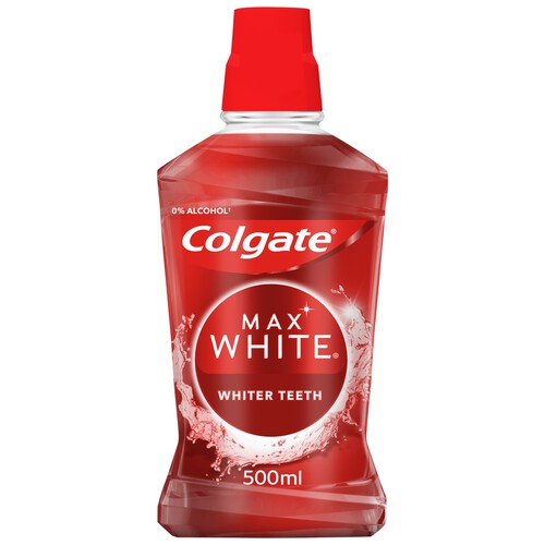 Colgate Max White Expert Whitening Mouthwash Alcohol Free