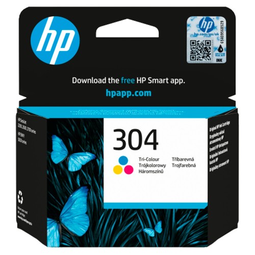 Hp 304 Tri-Colour Ink
