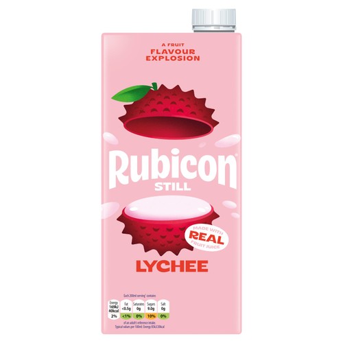 Rubicon Still Lychee Drink Carton 1L