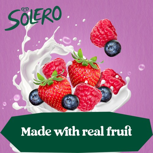 Solero Berry Bliss Ice Cream Sticks 3 x 90ml