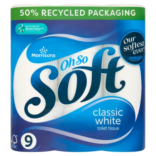 Morrisons toilet tissue white
