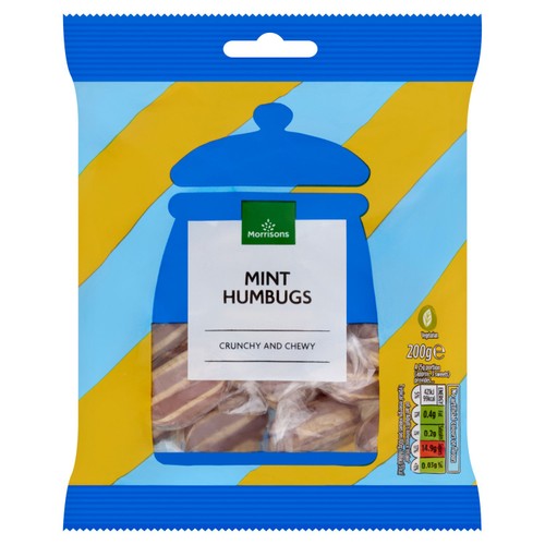 Morrisons Mint Humbugs 200g