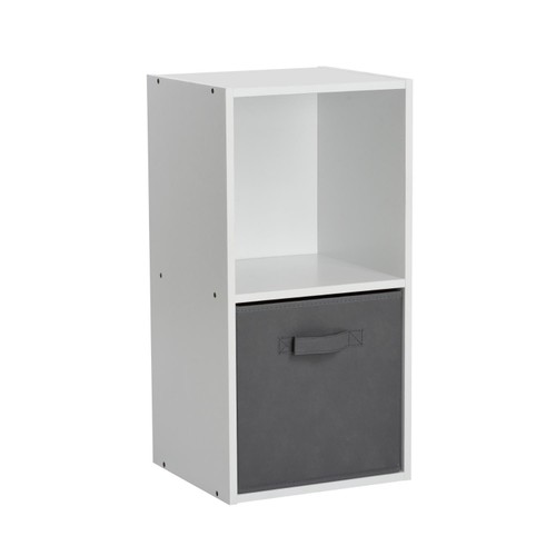 Morrisons 2 Cube Shelving With Basket