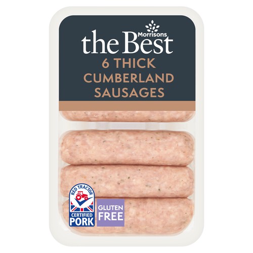 Morrisons The Best Thick 6 Cumberland Sausages