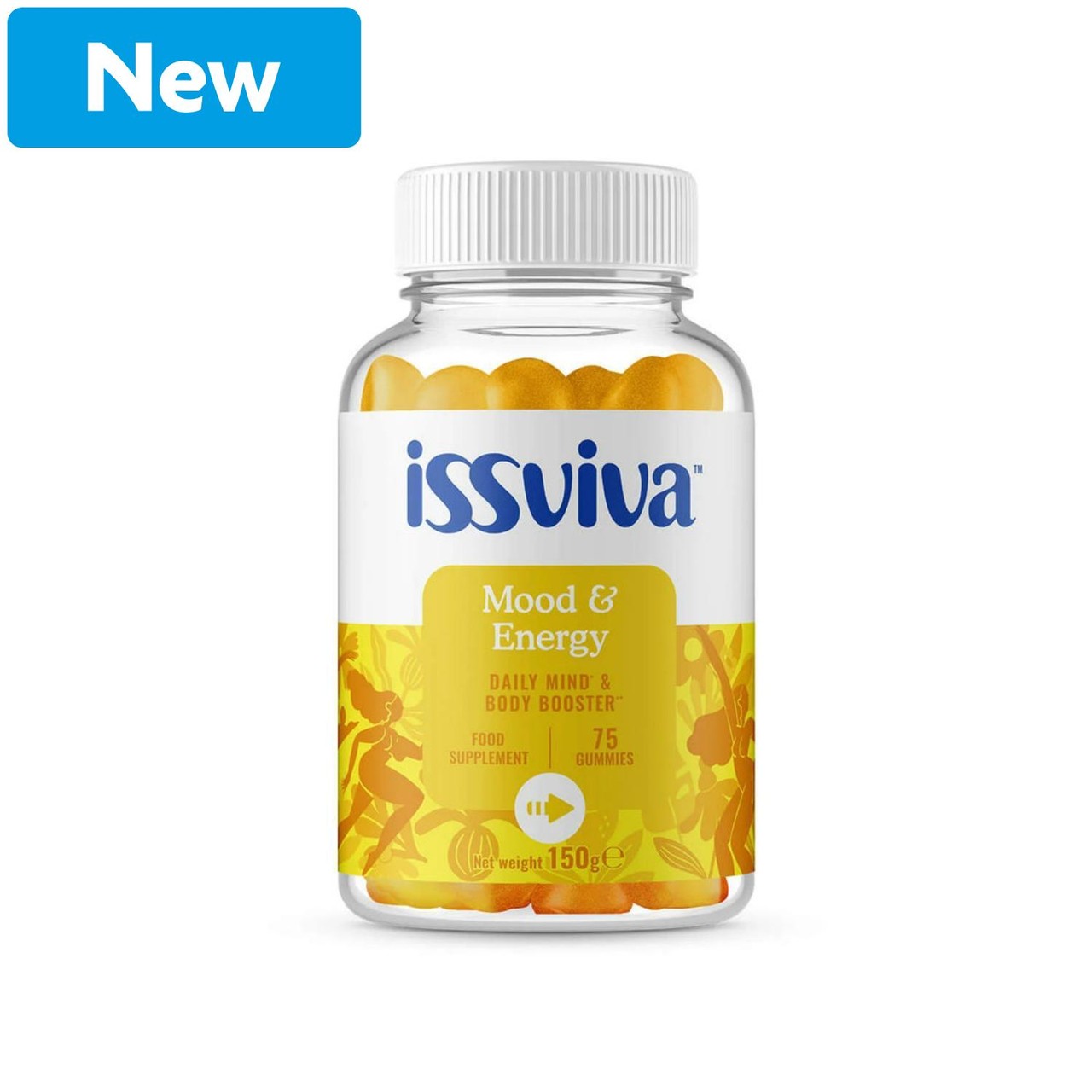Issviva Mood & Energy Suplements 75 Gummies