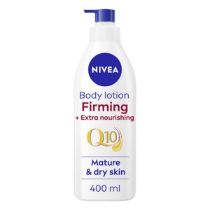 NIVEA Q10 Firming Body Lotion with Argan Oil for Mature 60+ Skin