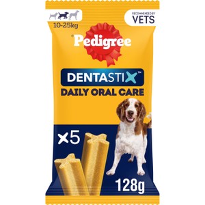 PEDIGREE® DENTASTIX™ Daily Dental Chews Medium Dog Treat 5 Sticks