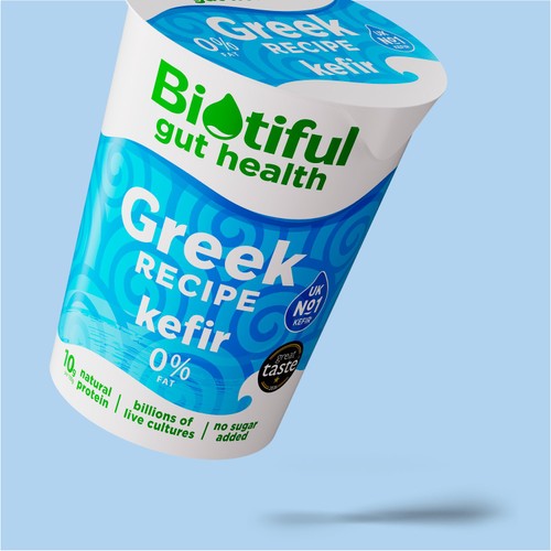 Biotiful Greek Kefir Yogurt Fat Free 0% 