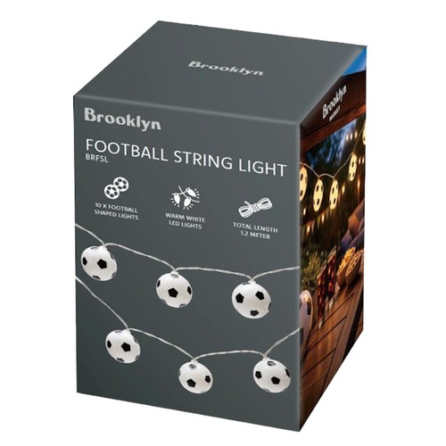 Brooklyn Football String Lights