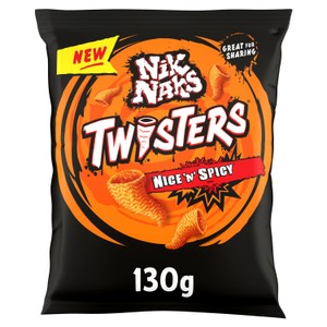 Twisters Tangy 'N' Cheesy Sharing Crisps 130g