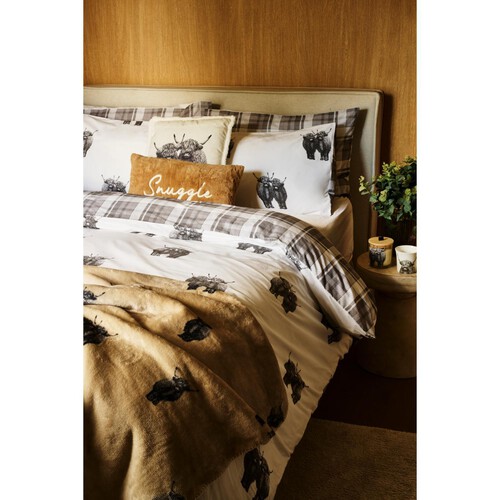 Nutmeg Home Easy Care Highland Escape Duvet Set Double