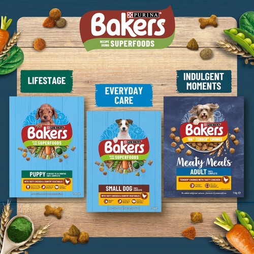 Bakers Senior Dry Dog Food Chicken & Veg