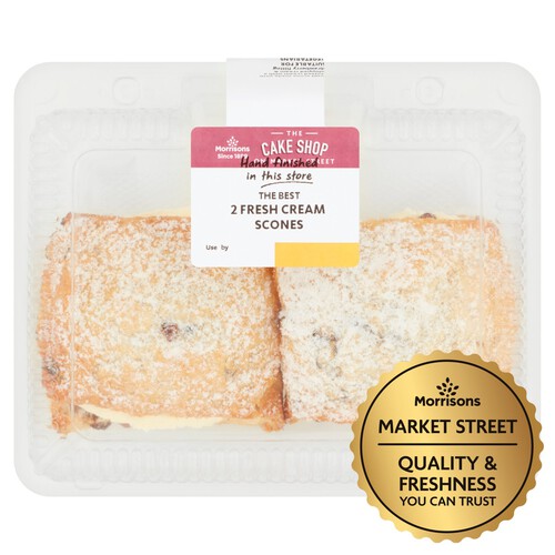 Morrisons The Best Fresh Cream Scones