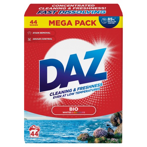 Daz Washing Powder For Whites & Colours 44 Washes 