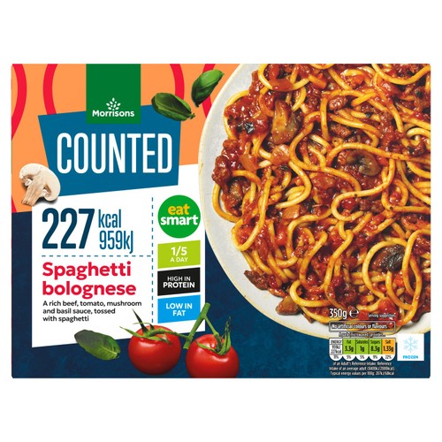  Morrisons Counted Spaghetti Bolognese