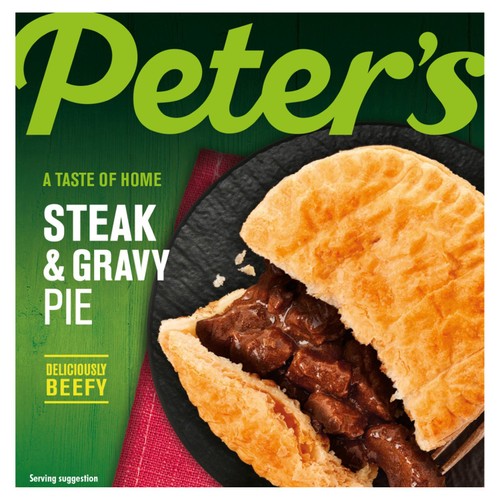 Peter's Steak & Gravy Pie 
