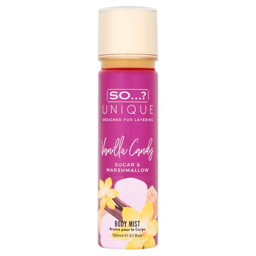 So Unique Vanilla Candy Body Mist