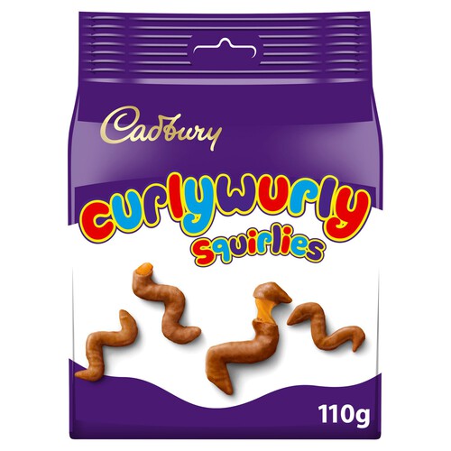 Cadbury Curlywurly Squirlies Chocolate Bag