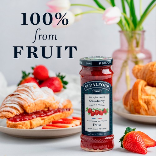 St Dalfour Strawberry Jam 284g