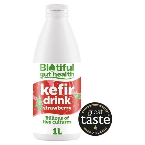 Biotiful Gut Health Kefir Drink Strawberry 1L