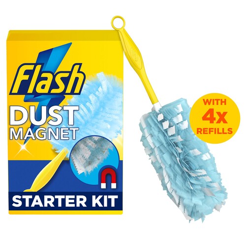 Flash Duster Starter Kit And 4 Pads