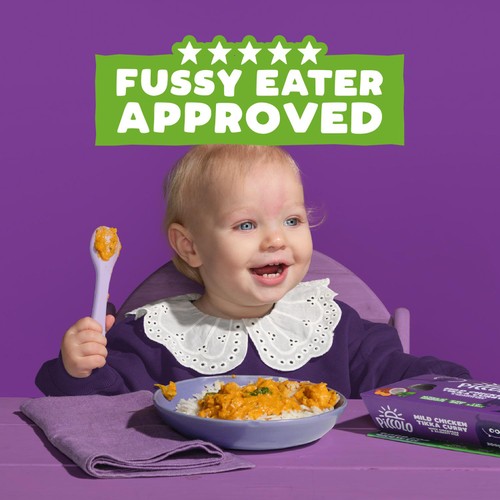 Piccolo Mild Chicken Tikka Curry With Chickpeas & Basmati Rice 200g
