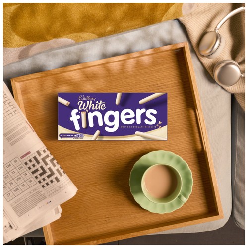 Cadbury Fingers White Chocolate Covered Biscuits