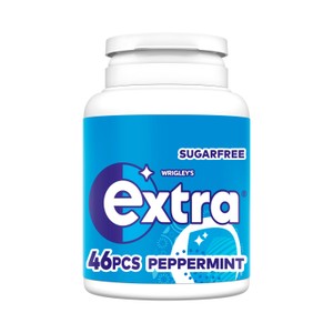 Wrigley's Extra Ice Peppermint Sugar Free Chewing Gum   46 Pieces