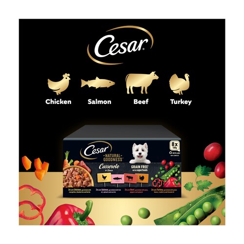 Cesar Natural Goodness Mixed Selection In Gravy Morrisons Online Groceries Offers