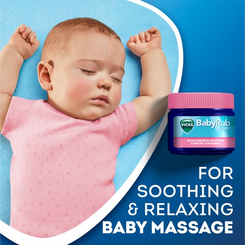 Vicks BabyRub Ointment For Soothing and Relaxing Baby Massage Jar