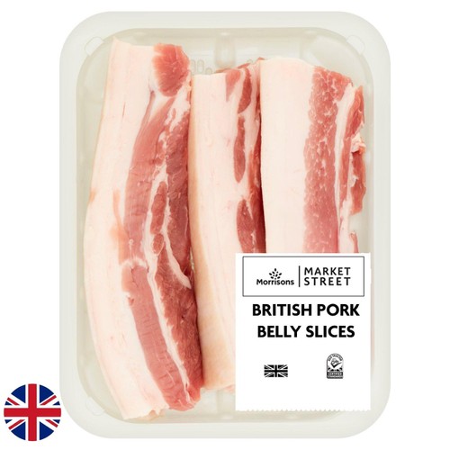 Morrisons British Pork Belly Slices 625g