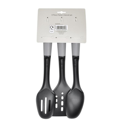 Kitchen&Co 3 Pack Nylon Utensils