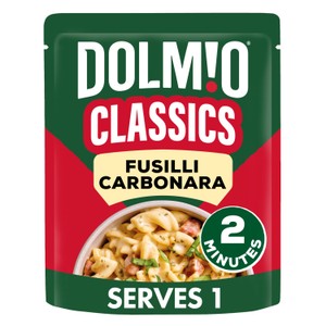 Dolmio Classics Carbonara Fusilli Pasta Ready Meal 250g 