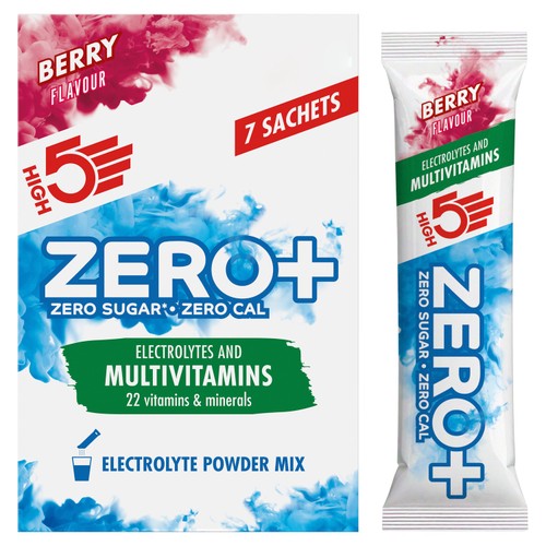 High5 Zero Electrolytes Multivitamins Berry Sachet Stick 7Pk