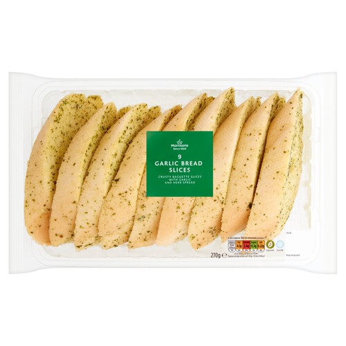 Morrisons Garlic Bread Slices 9 Pack