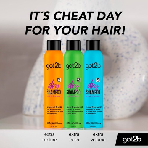 got2b Dry Shampoo Extra Fresh Scent Instant Refresh 200ml