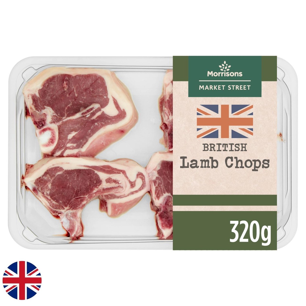 Morrisons British Lamb Chops 320g