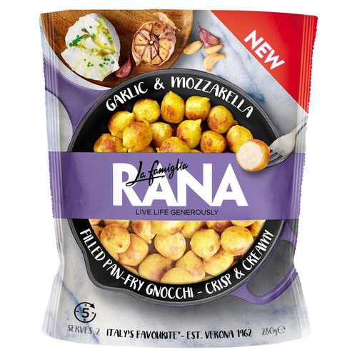  Rana Garlic And Mozzarella Filled Pan Fry Gnocchi 