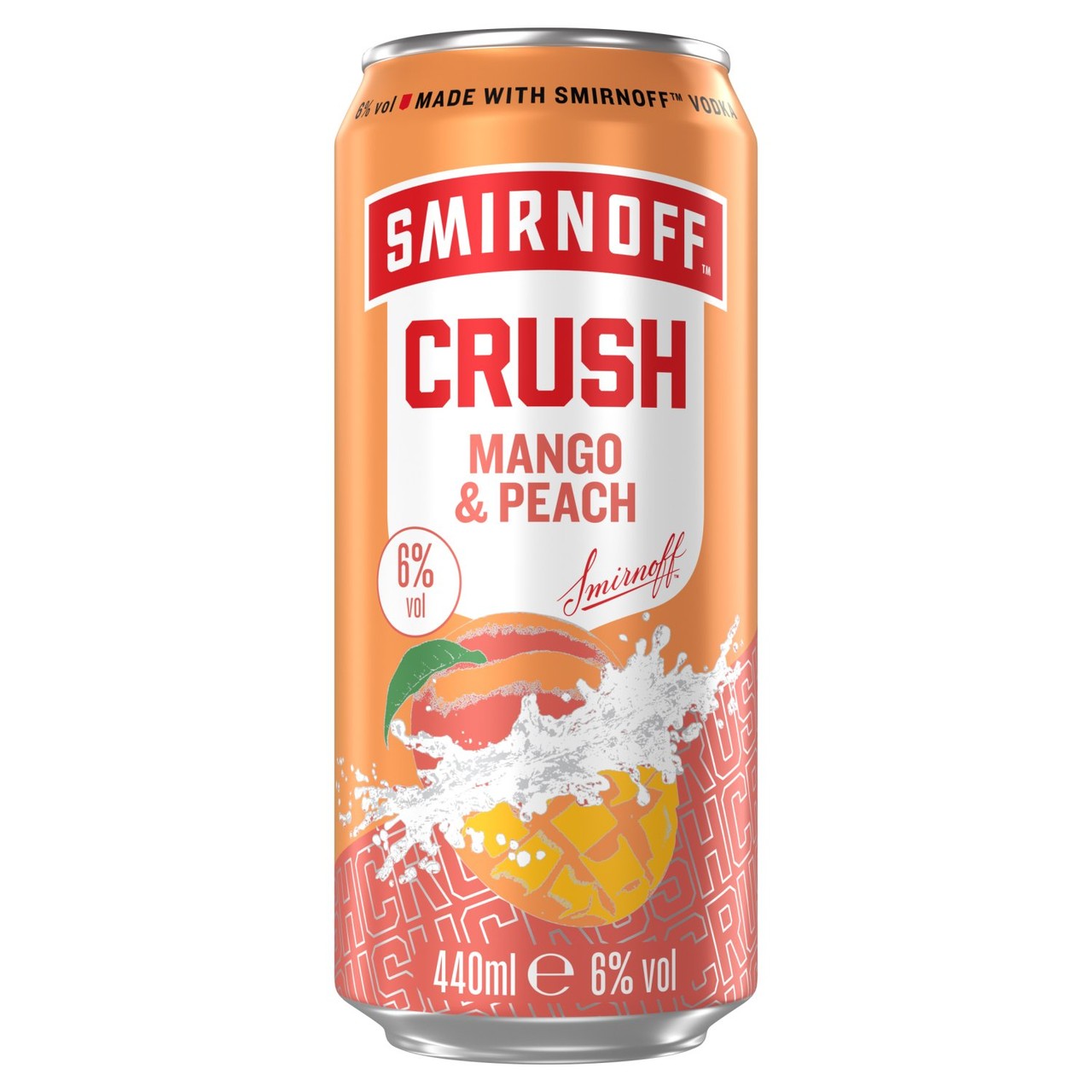 Smirnoff Crush Mango And Peach 440ml