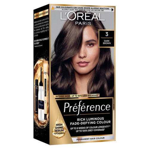 L'Oréal Paris L'Oreal Paris Preference 3 Brasilia Dark Brown Permanent Hair Dye