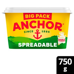 Anchor Spreadable Blend of Butter & Rapeseed Oil Spread 750g