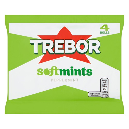 Trebor Softmints Peppermint Mints Roll Multipack